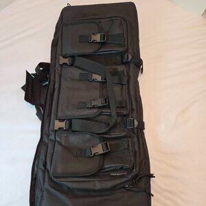 DULCE DOM Soft Double Rifle Bag, Tactical Long Backpack Gun Bag  Sz: 32"